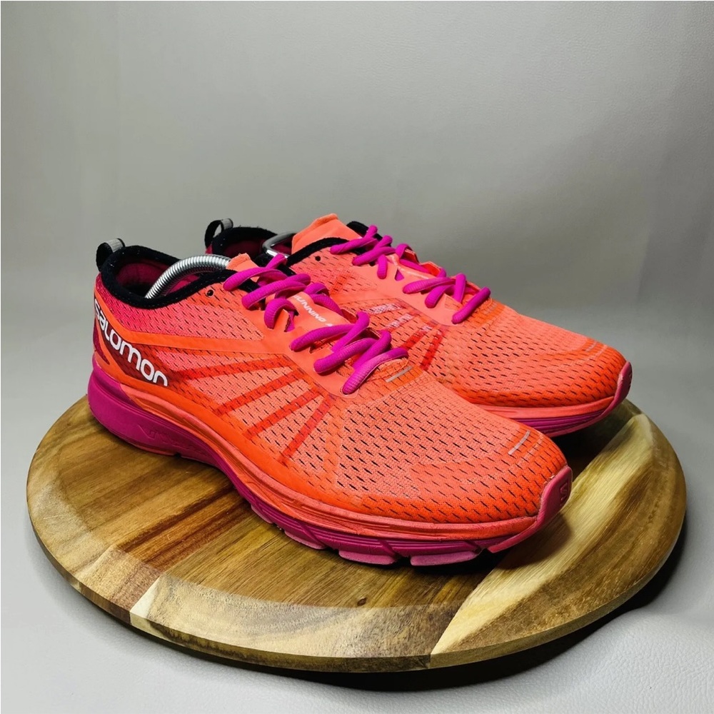 Salomon Sonic RA Pro Shoes Women's Size 11 Running Outdoor Athletic Sneaker Pink